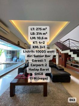 Rumah Mewah 2 Lantai Cluster Exclusive Singgasana Pradana