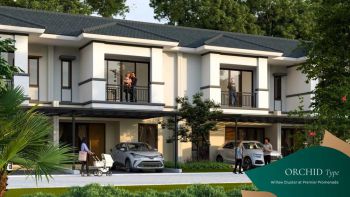 Rumah Fasilitas Lengkap di Premier Promenade Tipe Orchid