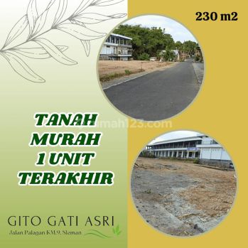 Tanah Murah Tepi Jalan Aspal 6 M Jogja Gito Gati