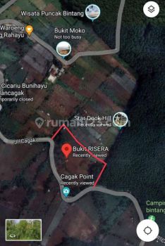 Tanah di Bukit Risera Cimenyan 7000 m² SHM