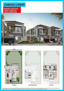 Disewakan Rumah Pik 2 Canggu Uk 12x30 Bagus