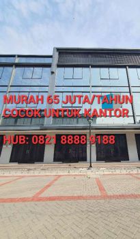 RUKO BRAND NEW OSAKA PIK2 HARGA 65JUTA/TAHUN COCOK UNTUK KANTOR