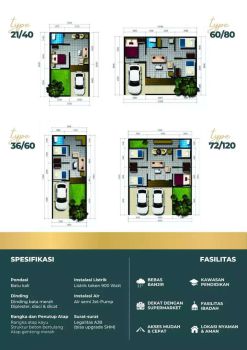 Perumahan kompleks dekat dengan pusat perbelanjaan