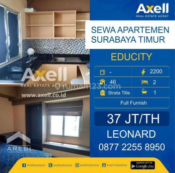 Apartemen Educity Disewakan