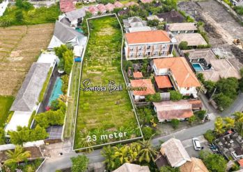 Tanah di Batan Kangin Canggu , Badung, Lingk Villa