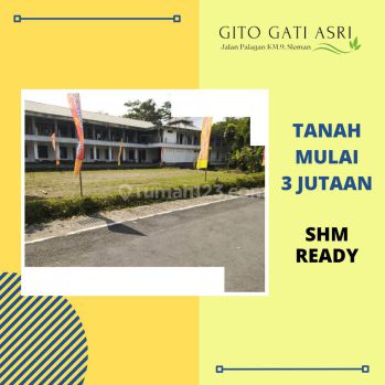 Tanah Murah di Sleman Jalan Gito Gati Legalitas SHM