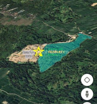 For Sale Special Land With Rice Field Jungle View On Jalan Bukiyan, Puhu, Ubud