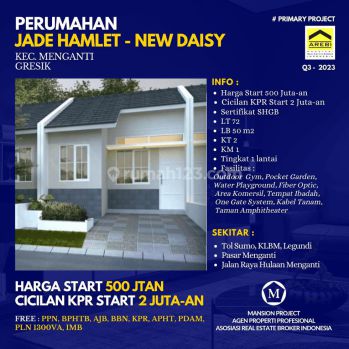 Perumahan Jade Hamlet Menganti Gresik Murah One Gate System Dkt Pasar Menganti