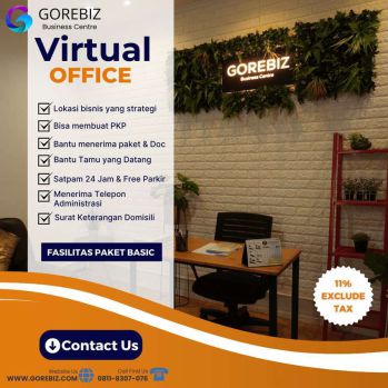 Sewa Virtual Office Paket Basic Jabodetabek