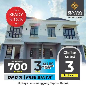 DIJUAL HUNIAN MEWAH 2 LANTAI DI CIBUBUR KPR DP 0% ALL IN