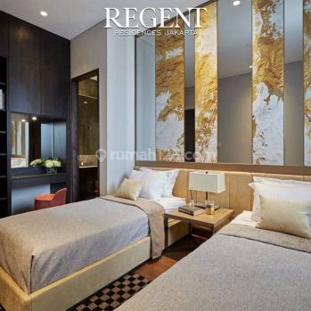 Apartemen Regent Residences 2 Kamar Tidur Baru Furnished