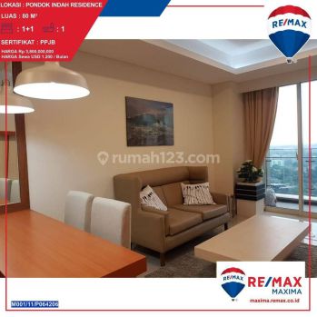 Di Jual Di Sewakan Apartment Pondok Indah Residence 1br Dekat Dengan Mall Pondok