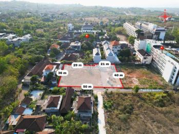Land For Sale In Ungasan Jimbaran Behind Max One Hotel