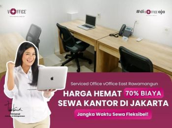 Disewakan Kantor Siap Pakai Di Rawamangun Jakarta Timur