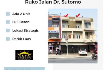 Dijual Ruko 2 Unit Full Beton Sutomo Pontianak Kota