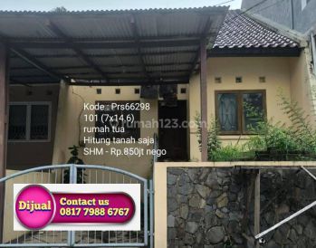 Rumah tua hitung tanah saja @Villa melati mas