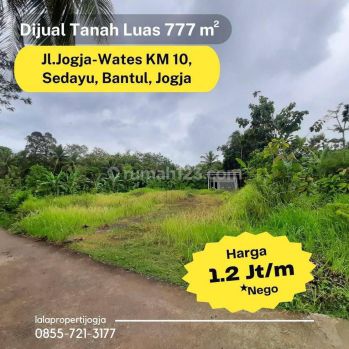 Jual Tanah Sedayu Luas 700an, Murah
