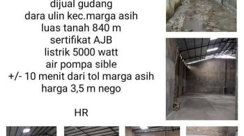 Gudang akses tol margaasih