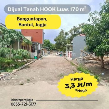 Dekat Kampus Uad 4 Jogja, Tanah Dijual Banguntapan