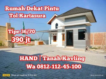 RUMAH DEKAT PINTU TOLL KARTASURA