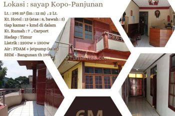 Dijual Cepat Hotel Plus Rumah Di Sayap Kopo Panjunan Bandung