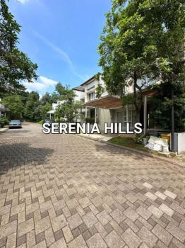 rumah di serenia hills siap huni,akse lebak bulus jakarta selatan