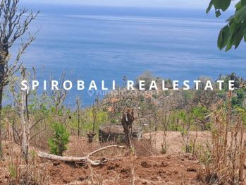 Jual Tanah Hak Milik 1 Ha Pemandangan Laut di Seraya Karang Asem