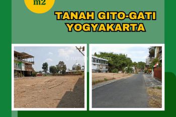 Tanah Kavling di Sleman Tepi Jalan Aspal 6 M Utara Spbu Gito Gati