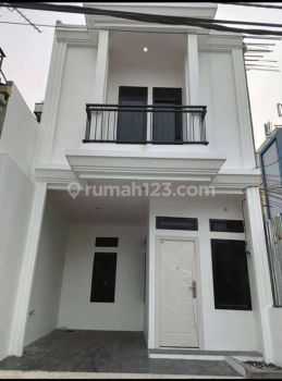 Rumah 2 lantai mewah minimalis modern asri nan sejuk di Jl pemuda 1 Rawamangun