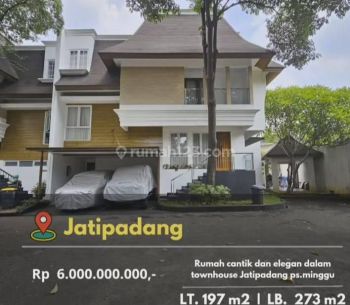 Dijual Rumah Mewah 3 Lantai Dalam Town House Harga Miring Nego Lg