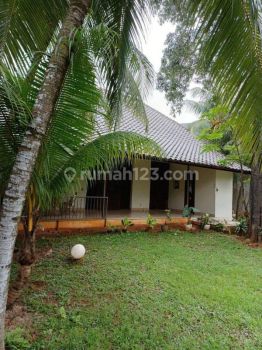Rumah dengan lahan luas di cluster Bintaro Jaya sektor 7