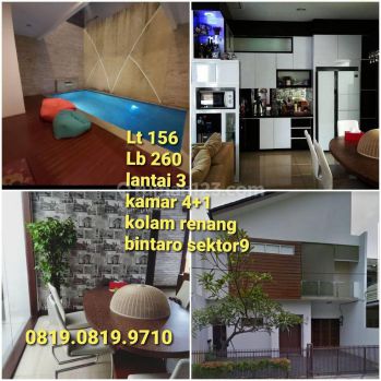 Disewakan rumah bintaro fully furnish san rivat fdom