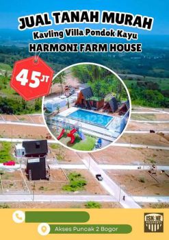 Jual Tanah Murah  di Bogor Pinggir Jalan Kabupaten