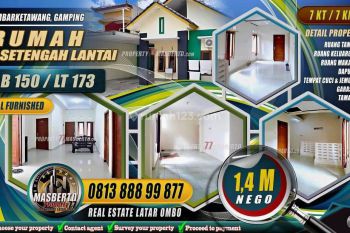 Rumah 1 Setengah Lantai