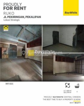 Disewakan Ruko 2 Lantai di Area Pertokoan Pekiringan Cirebon