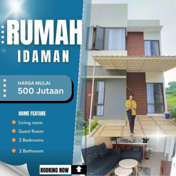 Rumah murah tanpa DP dekat stasiun cilebut bogor