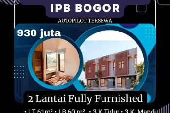 Dijual KOS KOSAN SHM Pinggir Jl, 1 Menit Gate IPB, AUTOPILOT TERSEWA 3KT Fully