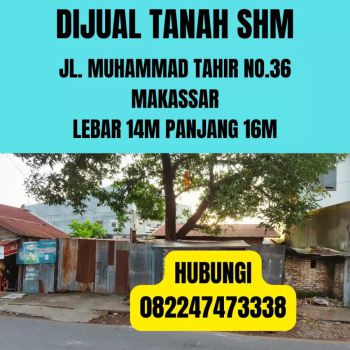 DIJUAL TANAH LOKASI STRATEGIS HARGA MURAH MAKASSAR KOTA