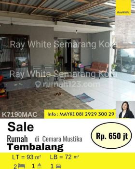 Rumah di Jl. Cemara Mustika,Tembalang  kondisi Bagus