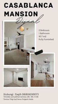 Casablanca Mansion dijual 2 Bedroom
