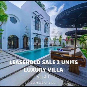 Leasehold 25 Years 2 Luxurious Villas Touristic Area Canggu