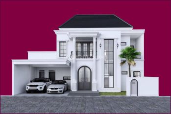 Rumah Private Pool Jogja Timur Barat Citrasun Garden Tepi Jalan Aspal