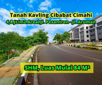 Tepi Jl. Aruman Tanah Kapling 4 Jt-an/m2