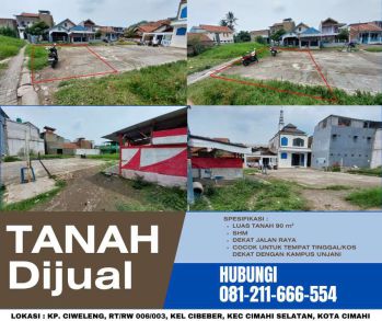 DIJUAL TANAH DEKAT KAMPUS UNJANI