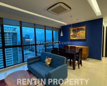 For Rent Apartment Setiabudi Residence 2 Bedrooms High Floor Furnished