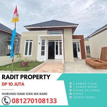 Rumah cluater dp hanya 10 juta