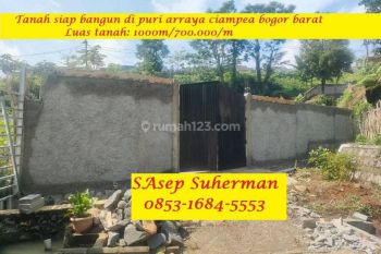 Dijual Murah Tanah Siap Bangun di Puri Arraya Cicadas Ciampea Bog