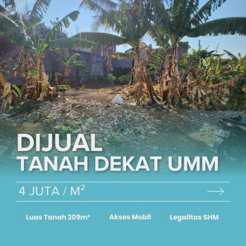 Dijual Tanah Kota Batu Layak Bangun Kost Dekat Kampus UIN 2