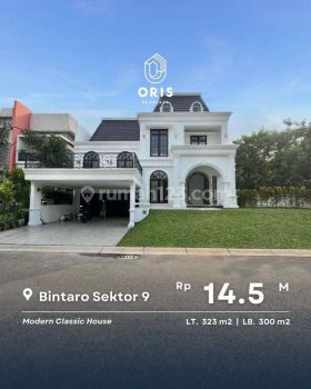 Rumah Bergaya Modern Classic Siap Huni. Dalam Komplek Aman Dan Nyaman. Jalan