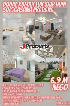 Rumah lux cantik 3 Lantai singgasana Pradana siap huni